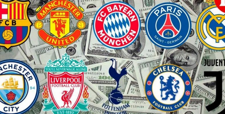 Самые богатые клубы Европы хотят организовать собственную суперлигу